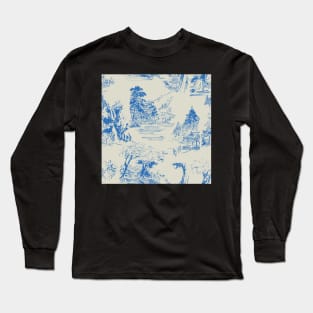 Asian toile Long Sleeve T-Shirt